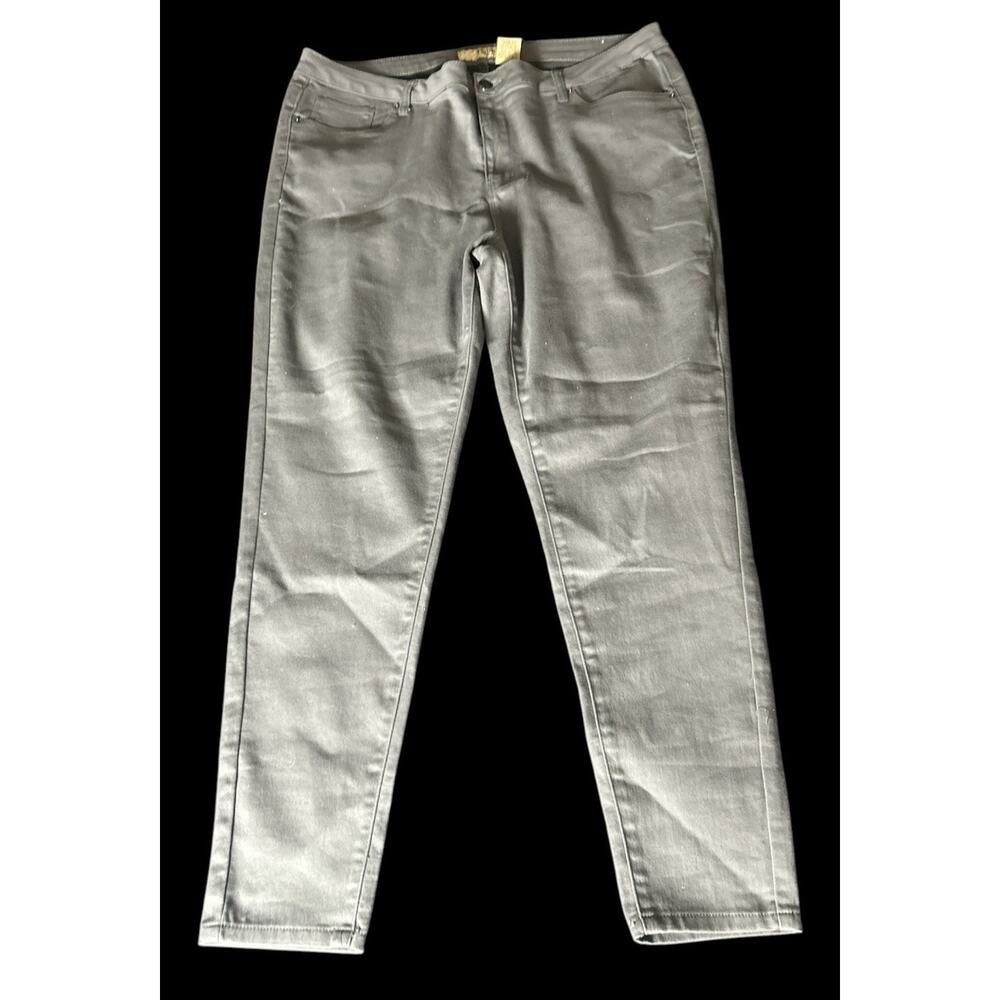 Hybrid & Company Women's‎ Stretch Skinny Leg Jeans Gray Size 20